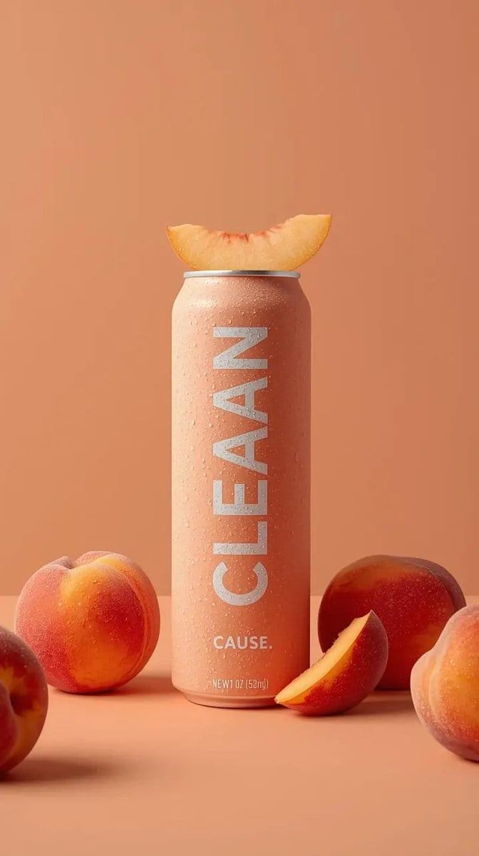 Premium Beverage Product Photography Prompt - AI Generated Realistic Style Image