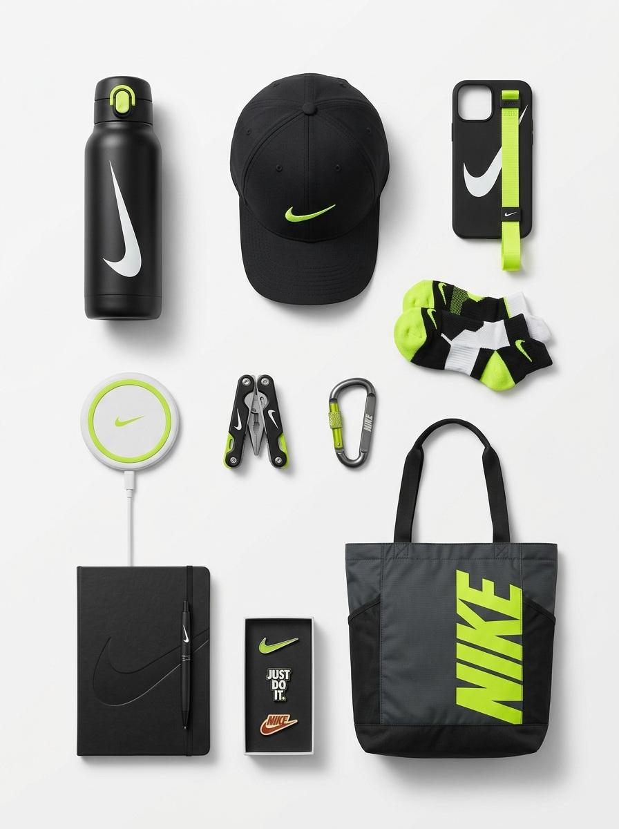 Preview image for Premium Branded Merchandise Capsule Collection (Knolling Perspective) prompt