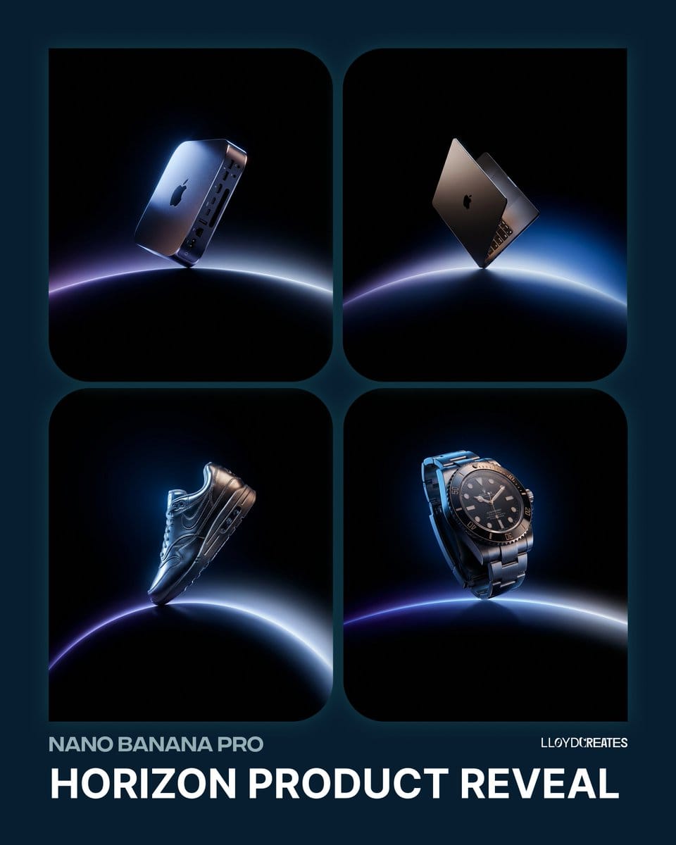 Preview image for Premium Dark Horizon Product Reveal Prompt prompt