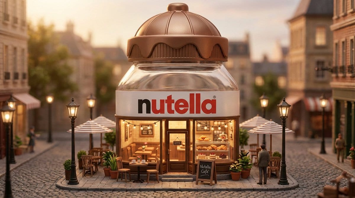 Product as Architecture Miniature Urban Scene - AI Generated Realistic Style Image Example