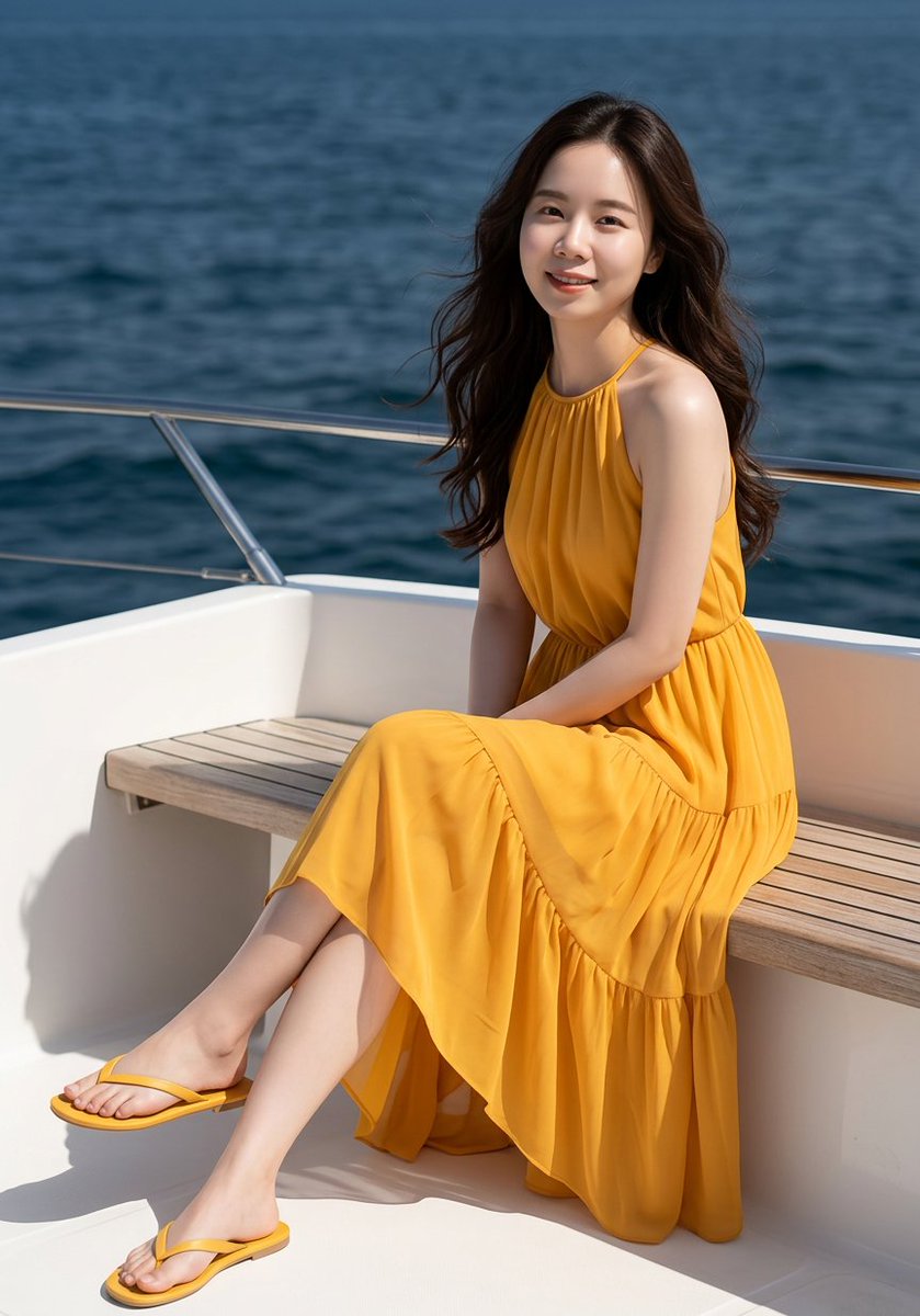 Preview image for Professional Fashion Shot on Yacht Deck prompt