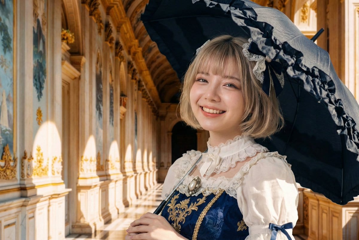 Professional Portrait Photo Shoot with Props and Palace Background