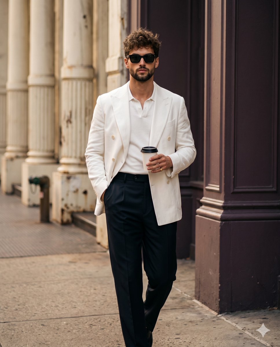 Preview image for Professional Street Style Menswear Editorial prompt