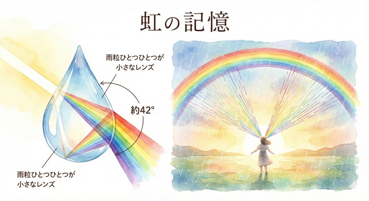 Rainbow Illustration Description - AI Generated AI Art Style Image Example