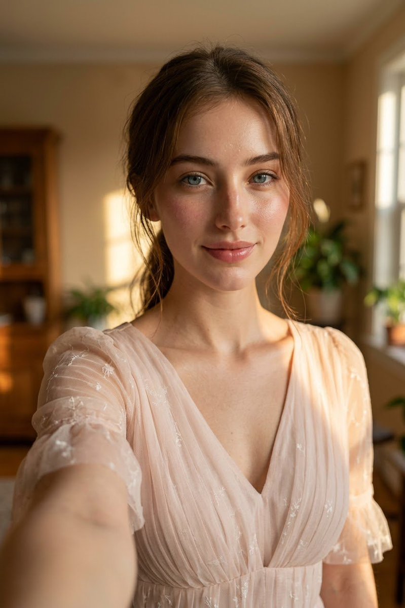 Preview image for Realistic DSLR Selfie Portrait prompt