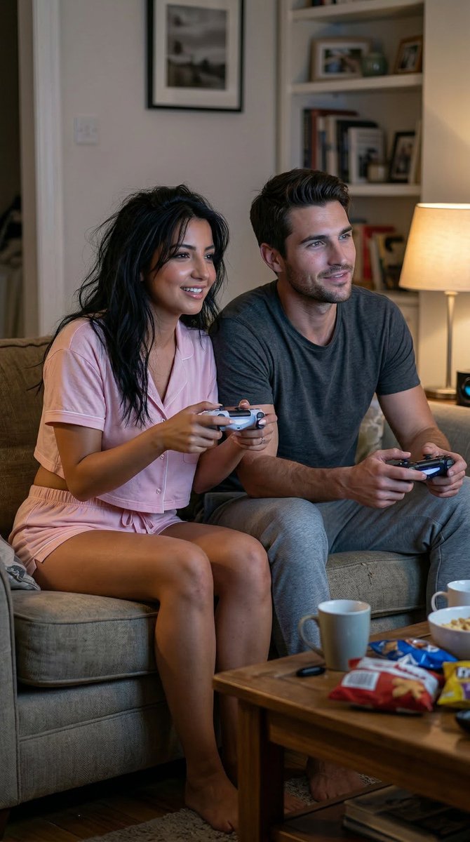 Preview image for Realistic Gaming Couple Portrait Prompt for Nano Banana 2 prompt