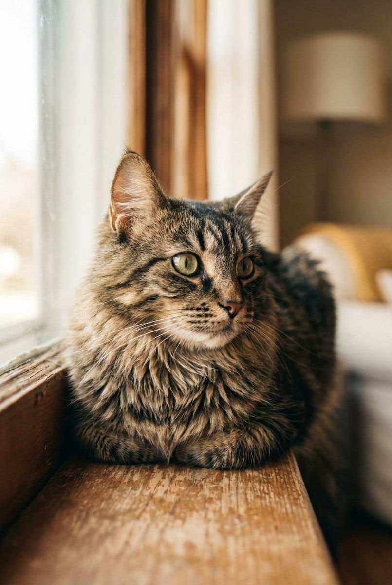 Realistic Photo of a Cat - AI Generated Realistic Style Image Example