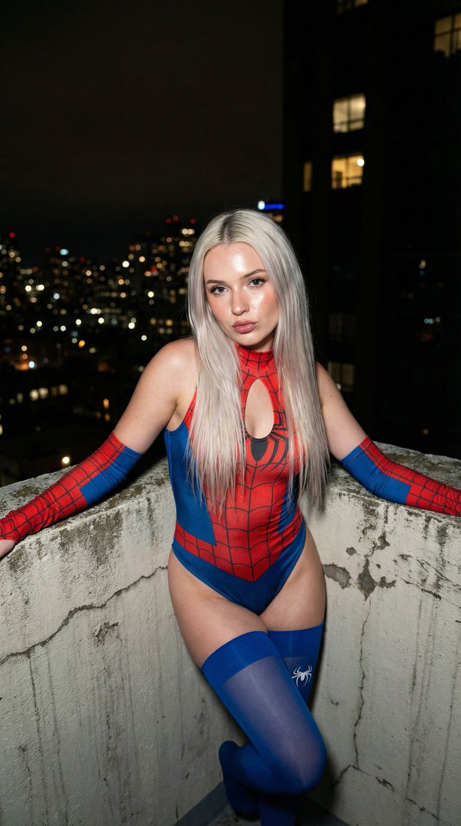Realistic Spider-Man Cosplay Portrait Prompt