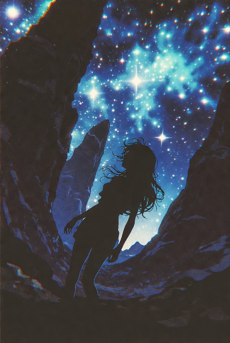 Preview image for Retro Anime Silhouette Prompt prompt