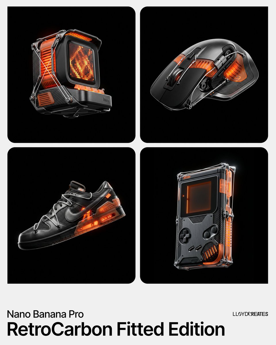 Preview image for RetroCarbon Levitating Product Void Prompt prompt