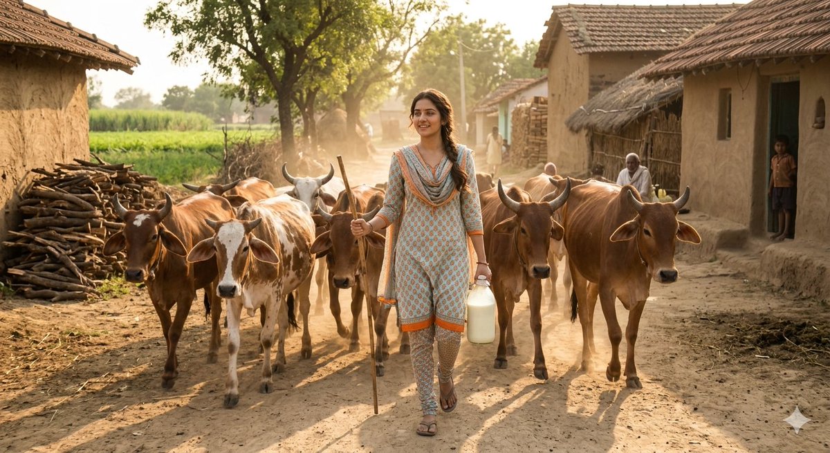 Preview image for Rustic Rural India Portrait prompt