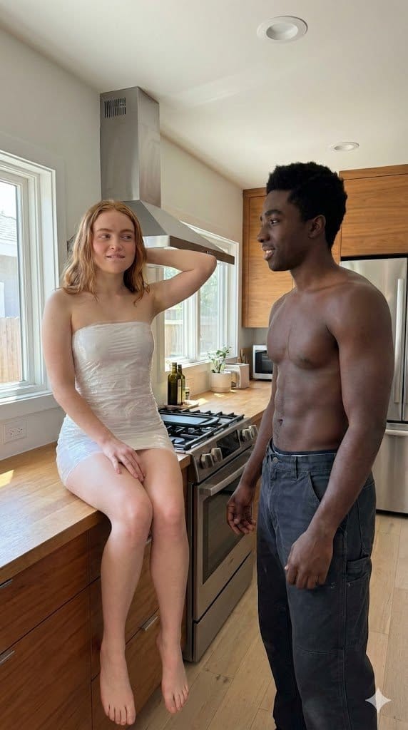 Sadie Sink and Caleb McLaughlin Couple Prompt (Implied) - AI Generated AI Art Style Image Example