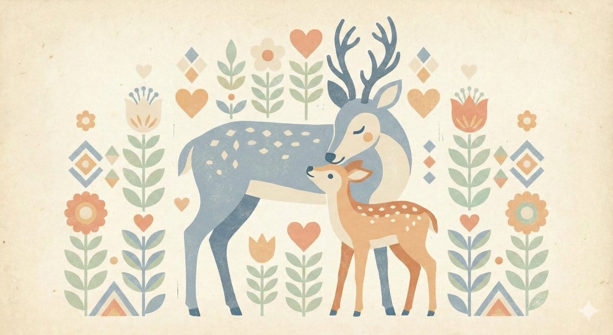 Scandinavian Folk-Art Depiction - Prompt IA