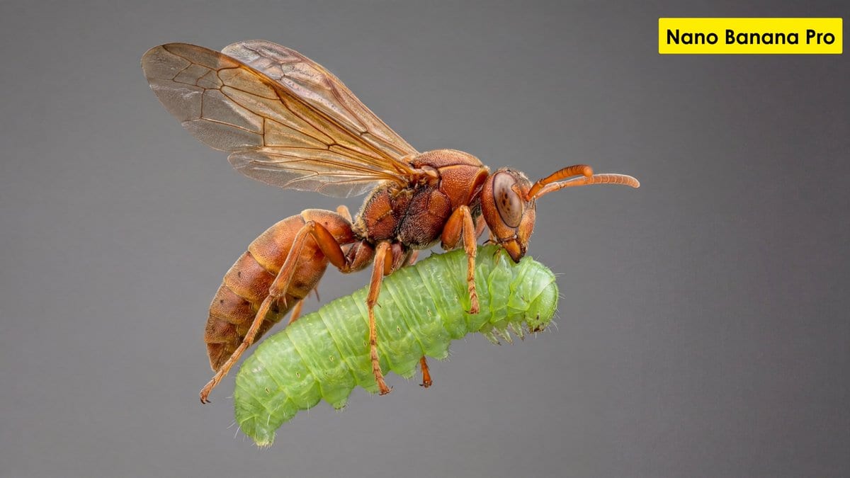 Scientific Ultra-Macro Insect Capture Prompt - AI Generated Realistic Style Image Example