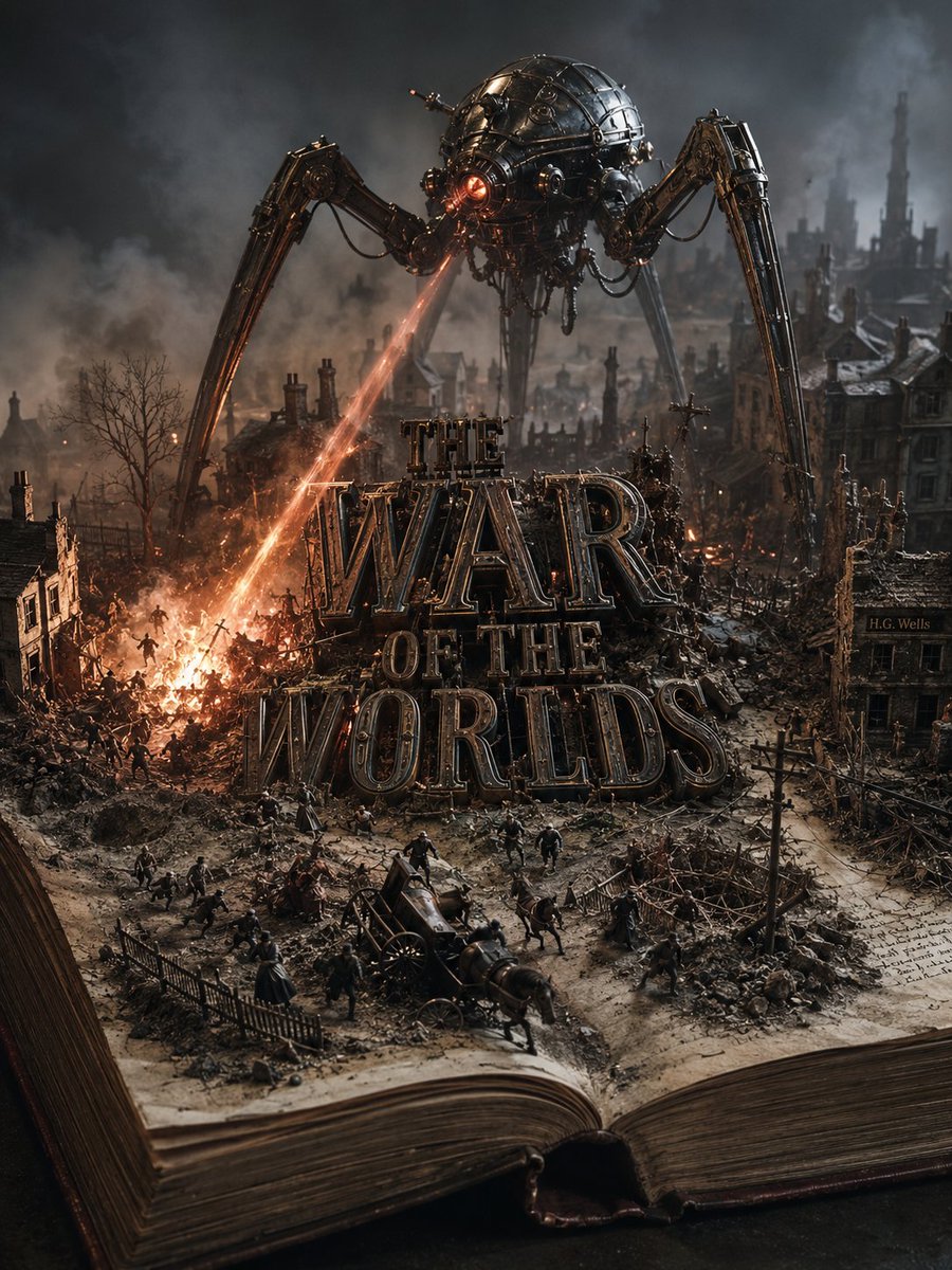 Preview image for Scifi Book Cinematic Diorama prompt