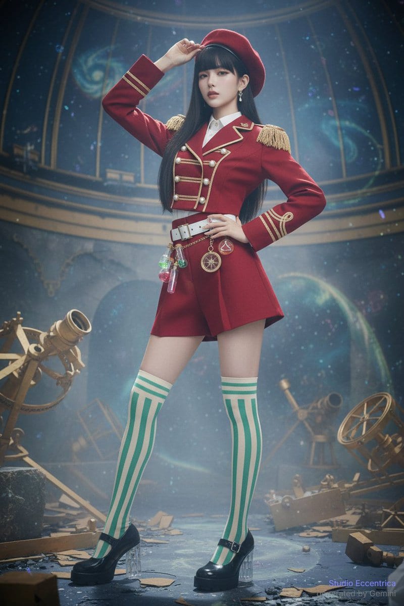 Sharing Reference Models and Outfit Prompts - AI Generated AI Art Style Image Example