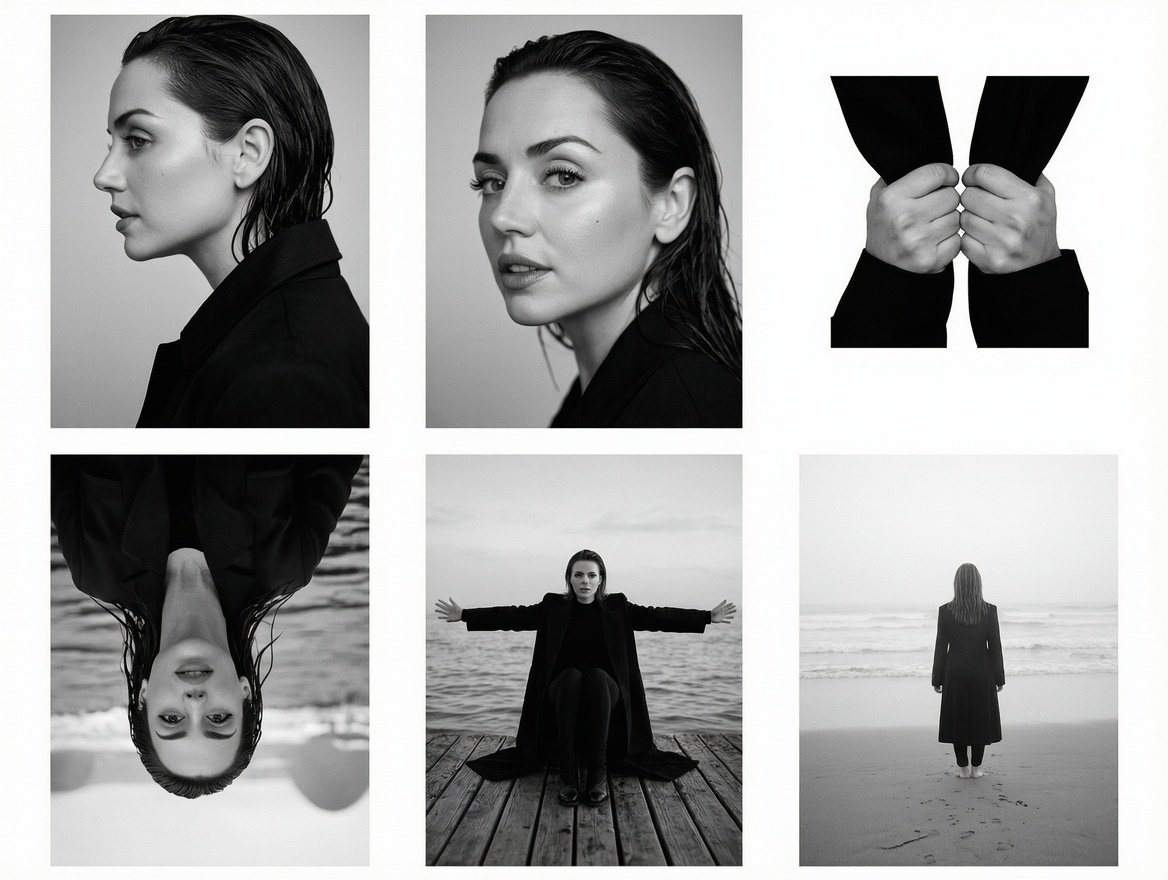 Preview image for Six-Image 90s Zine Fashion Collage prompt