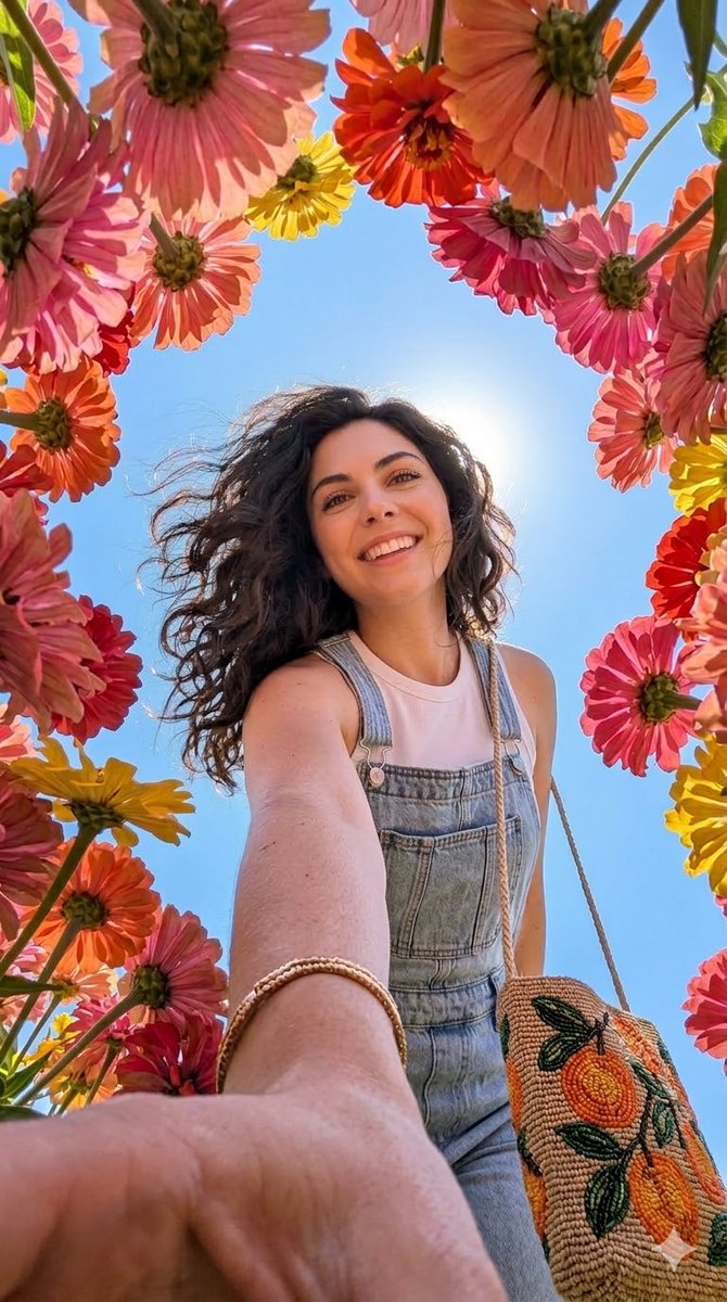Preview image for Smartphone Selfie with Flowers prompt