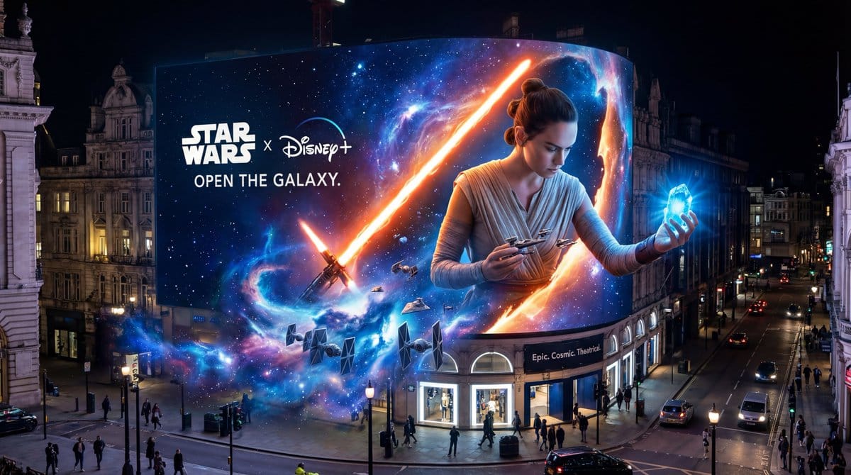 Star Wars 3D Billboard Concept - AI提示词