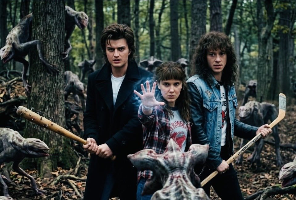 Preview image for Stranger Things Trio Photo Album prompt
