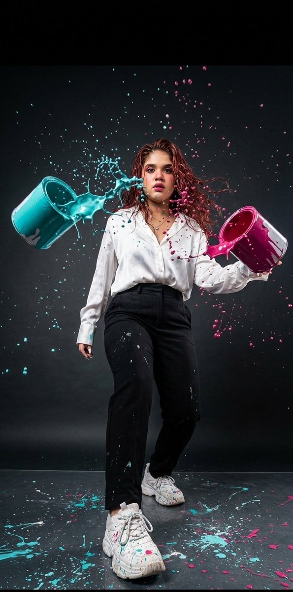 Preview image for Stroboscopic Action Artist Shot prompt