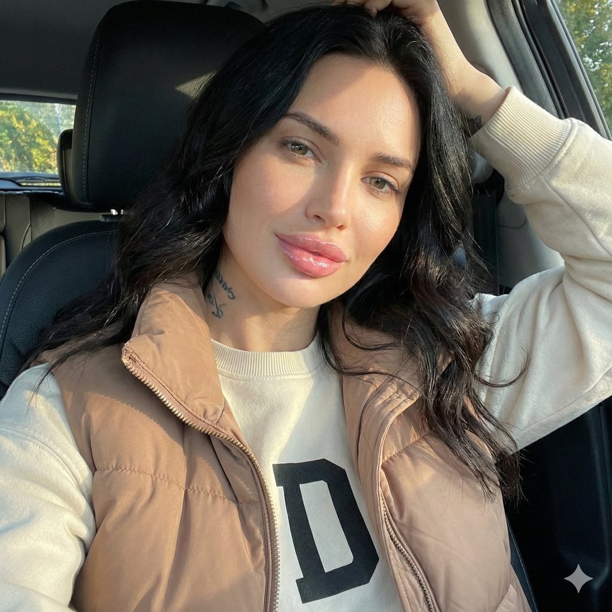 Structured Prompt for Car Selfie Portrait - AI Generated Character Style Image Example