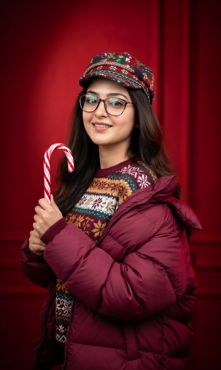 Preview image for Studio Portrait with Red Gradient Background Prompt for Nano Banana Pro prompt