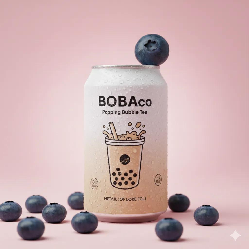 Preview image for Studio Product Photo Prompt for Boba Tea Can (Duplicate) prompt