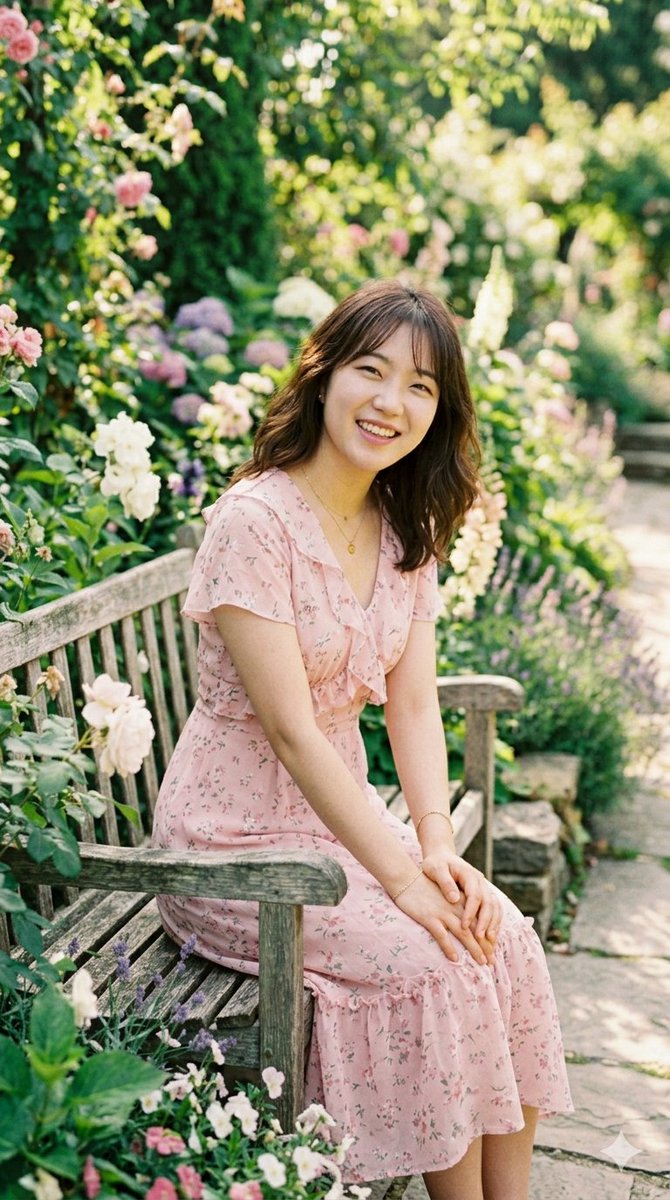 Preview image for Sunlit Garden Portrait prompt