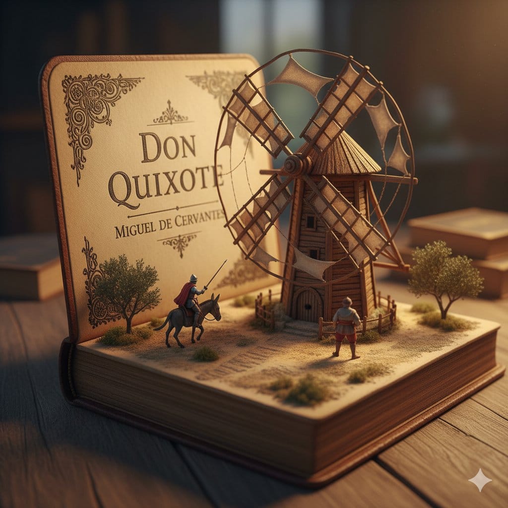 Surreal Diorama and Don Quixote Miniature Prompts - AI Prompt
