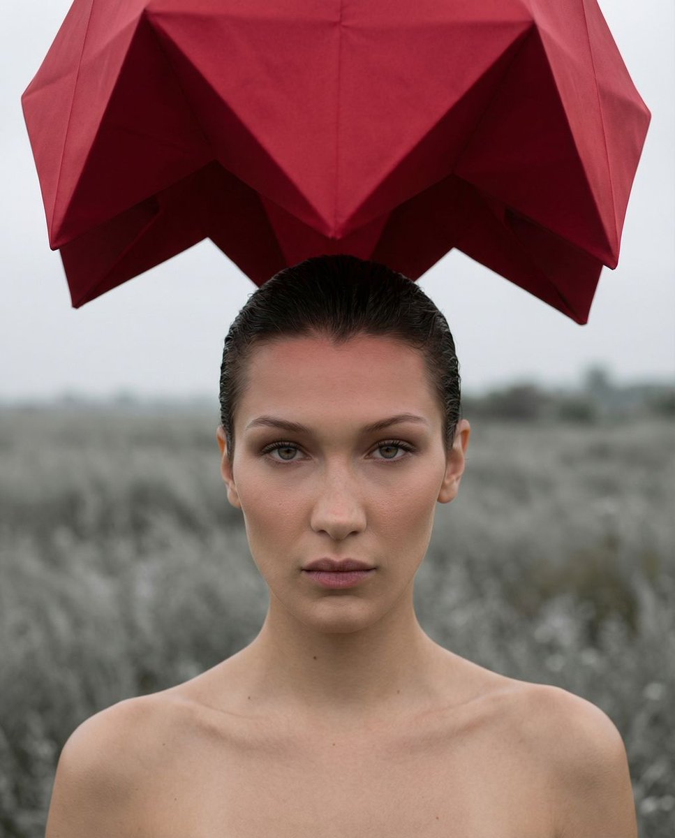 Preview image for Surreal Fashion Editorial Portrait prompt