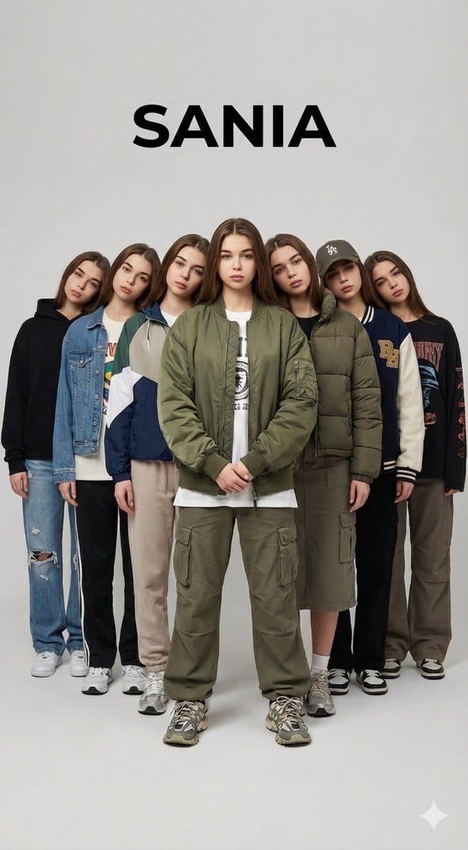 Surreal Multiplicity Fashion Editorial - AI 프롬프트