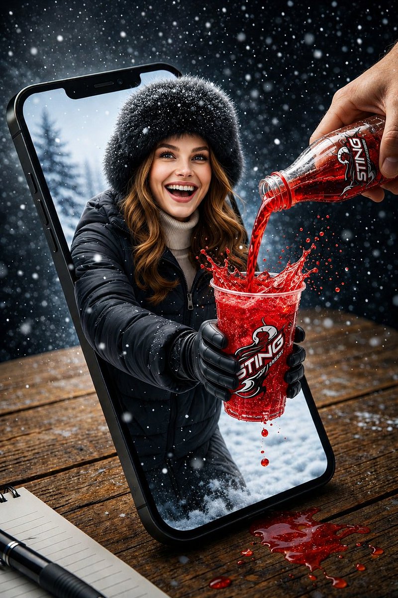 Preview image for Surreal Product Soda Splash prompt