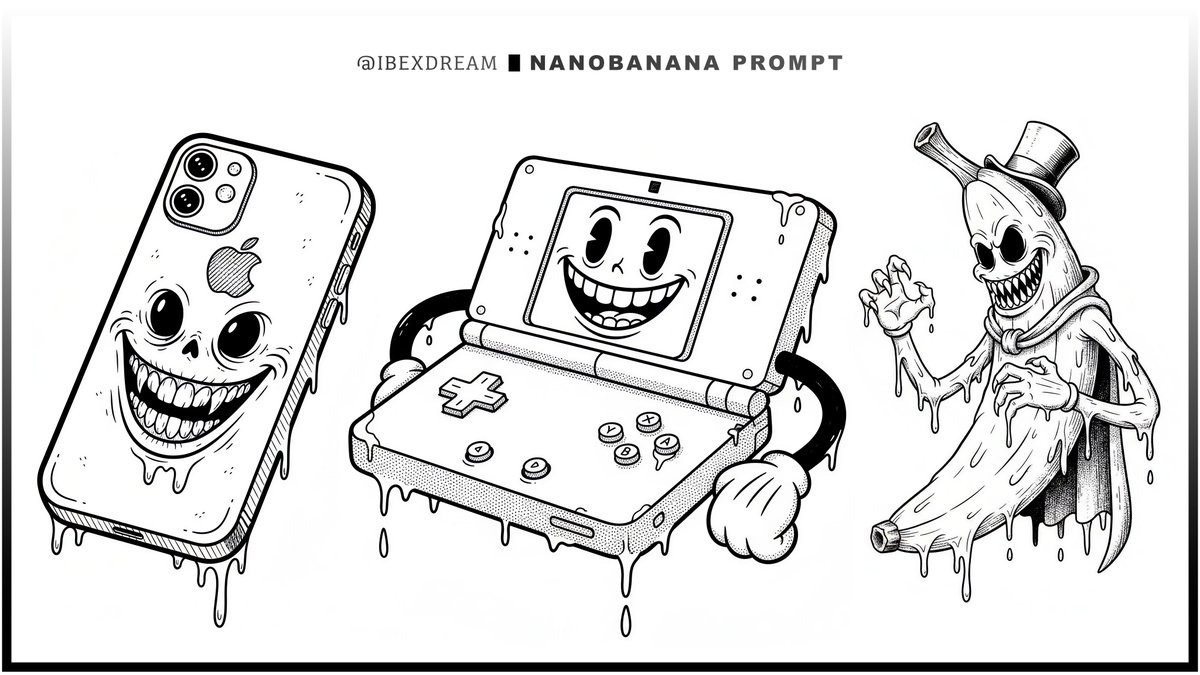 Preview image for Surreal Rubber-Hose Ink Style Illustration prompt