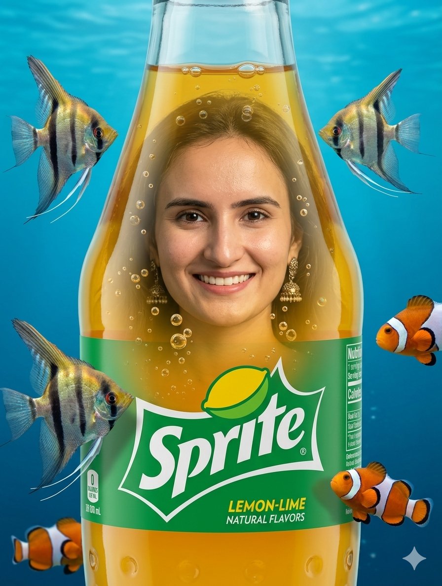 Preview image for Surreal Sprite Bottle Artwork prompt