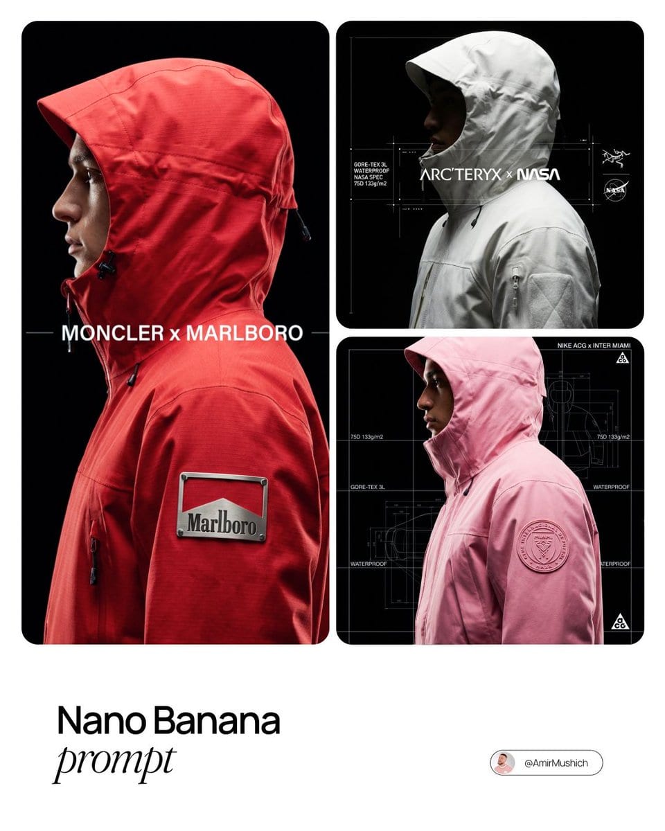 Preview image for Technical Outerwear Campaign Poster Generation Prompt prompt