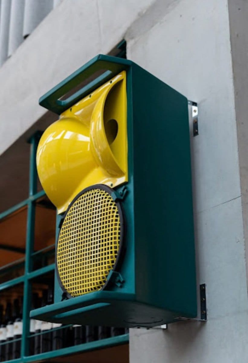 Technical drawing of a speaker from reference - AI Generated Realistic Style Image