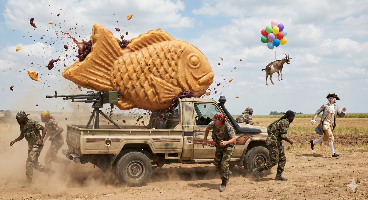 Preview image for Technical Vehicle with Machine Gun prompt