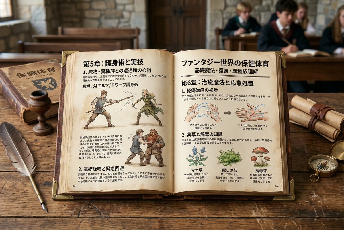 Preview image for Template for generating a fictional textbook page prompt