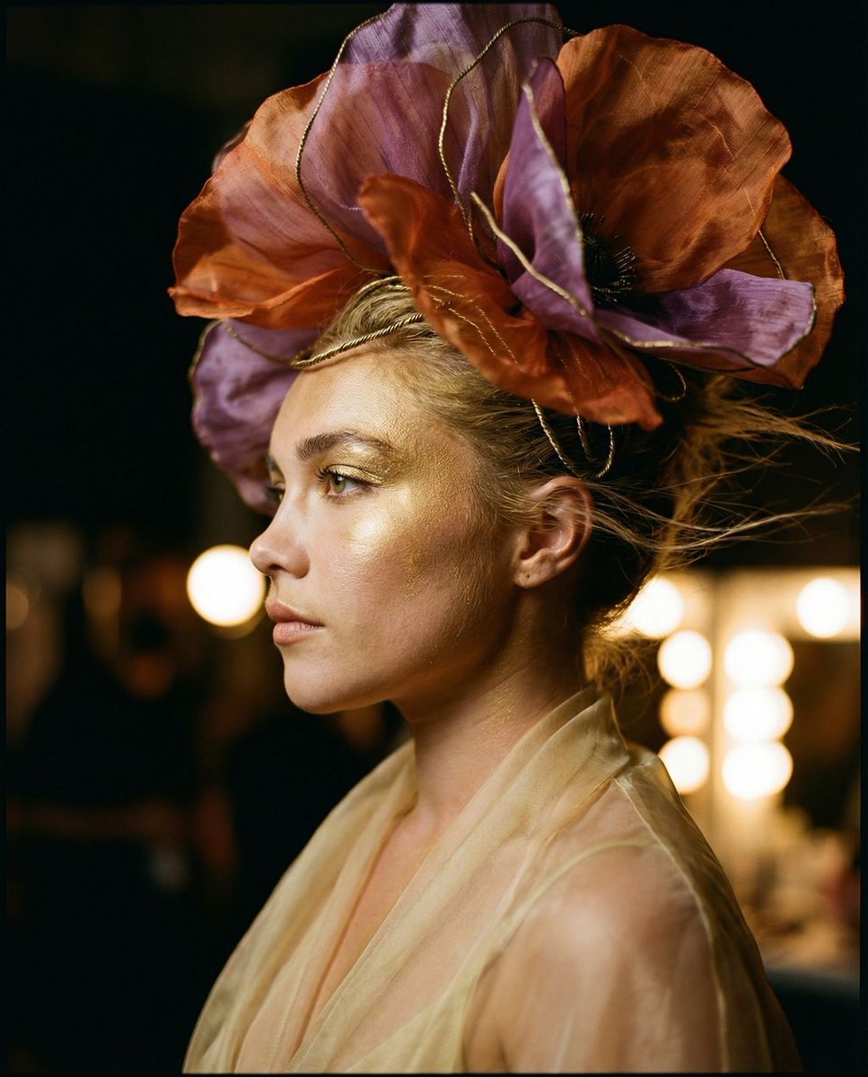 Preview image for The Gilded Botanical Secret: Avant-Garde Portraiture prompt