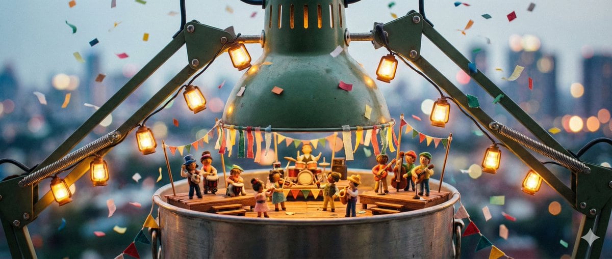 Tiny Characters Festival on Everyday Object Prompt - Prompt IA