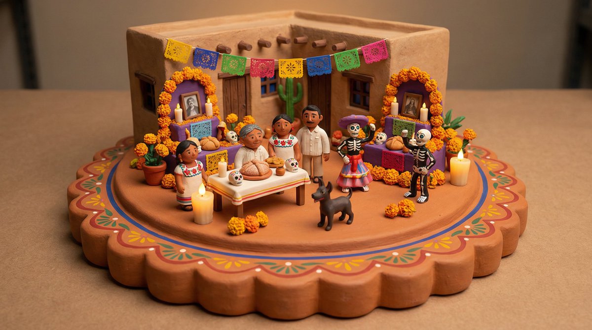 Preview image for Tiny Clay World Diorama Generator prompt