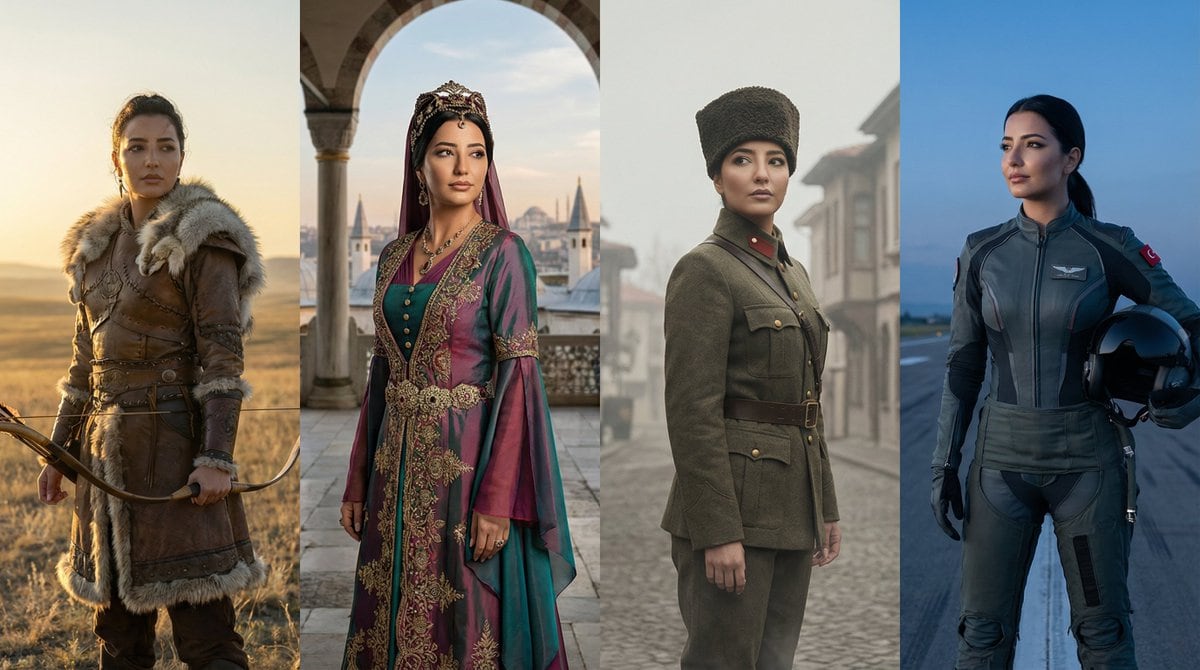Turkish History Character Grid - Prompt IA