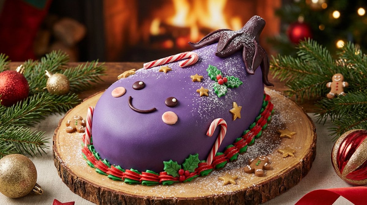 Turn a reference image into a realistic Christmas cake - AI Prompt