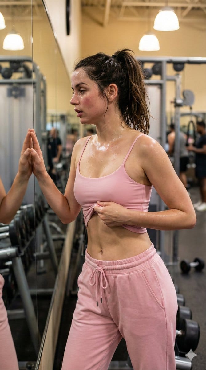 Ultra Photorealistic Gym Portrait Prompt - AI Generated Character Style Image Example