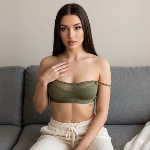Ultra-Photorealistic Lifestyle Portrait in Lounge Wear - AI 프롬프트