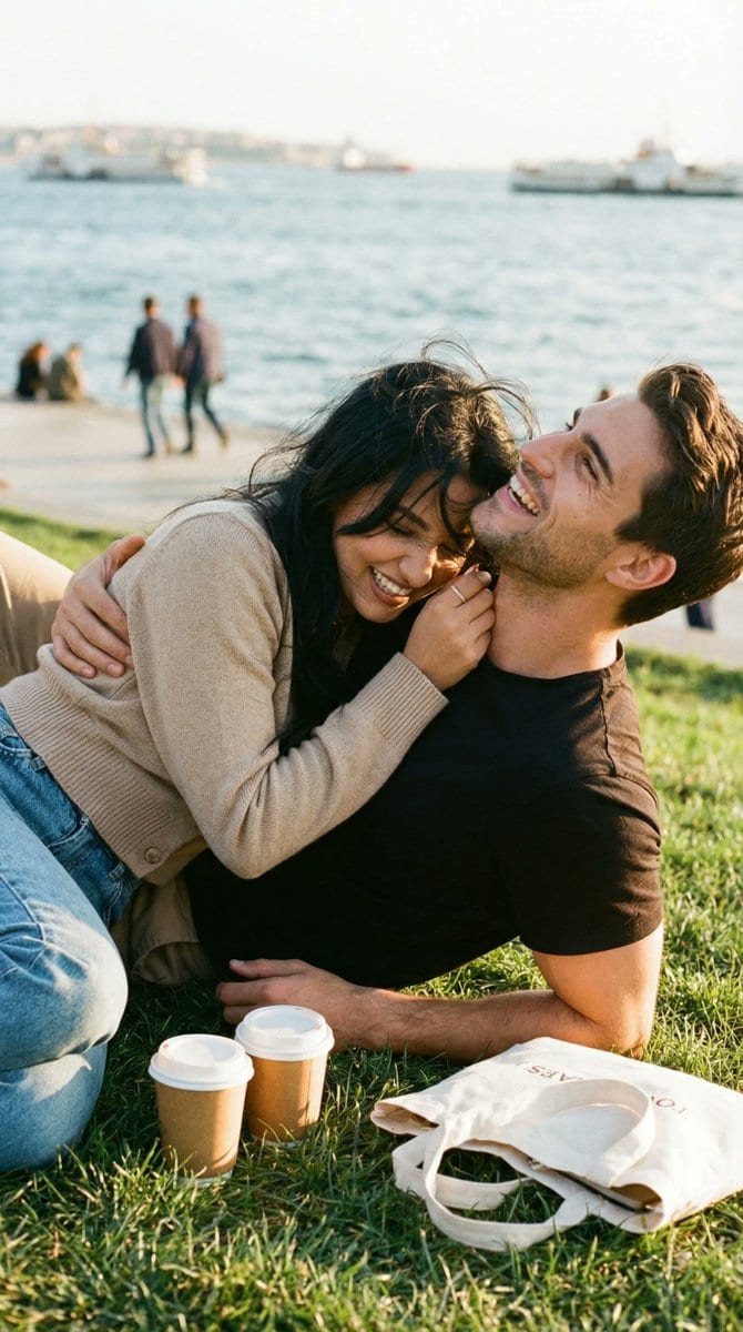 Ultra-Photorealistic Candid Romance Scene Prompt (JSON) - AI 프롬프트
