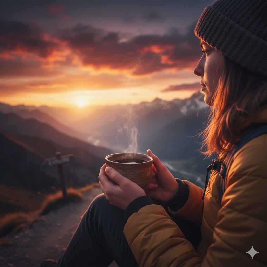 Ultra-photorealistic Cozy Coffee Visual - AI提示词