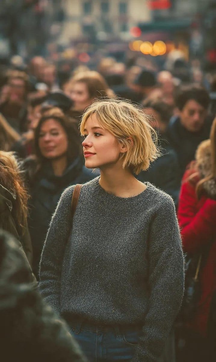 Ultra-Realistic 8K Candid Street Portrait - AI 프롬프트