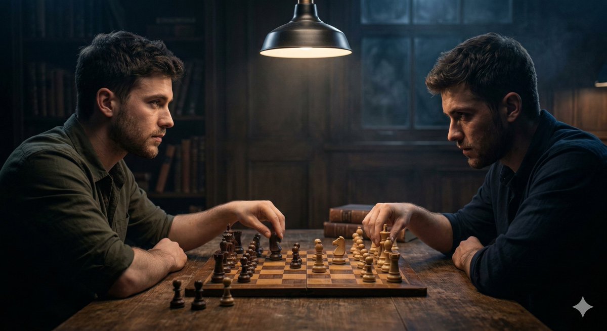 Ultra-realistic Cinematic Scene of Internal Conflict - AI Art AI Generated Artwork